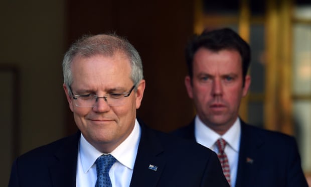 Prime minister Scott Morrison and education minister Dan Tehan announced the funding deal for Catholic and independent schools on Thursday. 