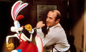 Roger Rabbit and Bob Hoskins as Eddie Vallant in Who Framed Roger Rabbit?