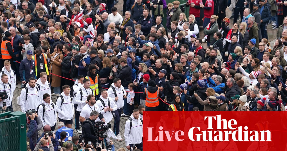 England v New Zealand: Autumn Nations Series rugby union – live