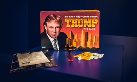 The Trump board game in the Museum of Failure.