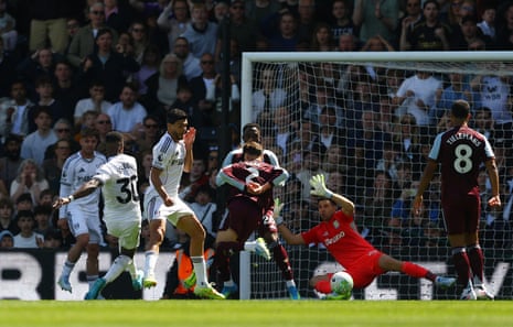 Ryan Sessegnon (second left) fires home to put Fulham ahead.