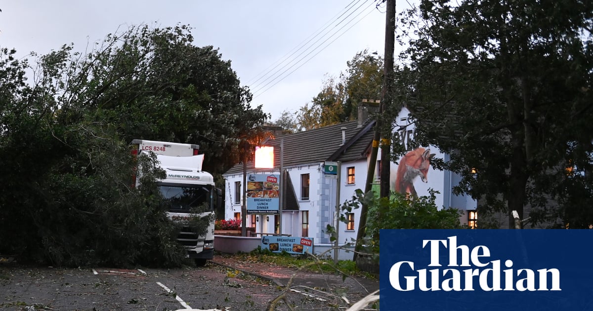 Storm Amy: man dies in Ireland as fresh weather warning issued for UK
