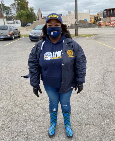 Kamilia Landrum, executive director of the Detroit NAACP, said her organization was prepared to guard against voter intimidation.