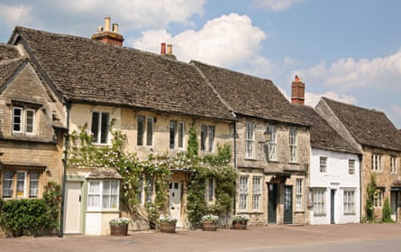 Cottages, Lacock village, Wiltshire, UK