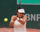 Emma Raducanu admits struggle in gritty French Open win over Wang Xinyu