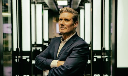 Keir Starmer with arms folded.