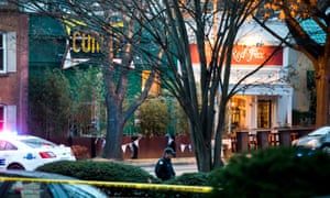 Police at the restaurant at the centre of ‘Pizzagate’
