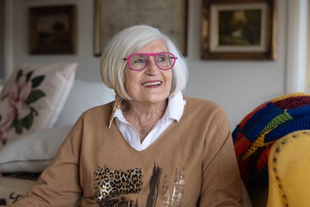 95 year old comedian Liz Hicklin. Melbourne. Australia
