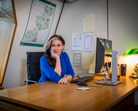 Natalie Fleet in her office at Portcullis House.