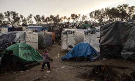 The Moria refugee camp on the Greek island of Lesbos held more than 20,000 migrants from Afghanistan, Syria and Iraq before it burned down last summer.