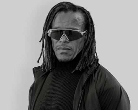 Edgar Davids black-and-white portrait