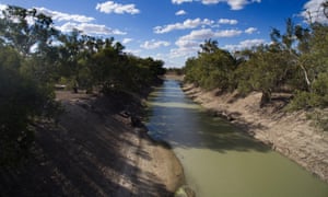 The Darling river near Menindee Lakes. Mystery surrounds the reason Barnaby Joyce chose the companies he did for about $200m of water buybacks