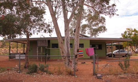 Part of an Aboriginal town camp on the outskirts of Alice Springs, Australia