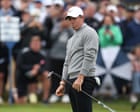 US Open 2026: golf under way but weather disrupts day one – live