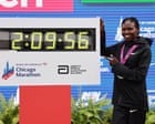 Women’s marathon world record-holder Chepngetich handed three-year doping ban