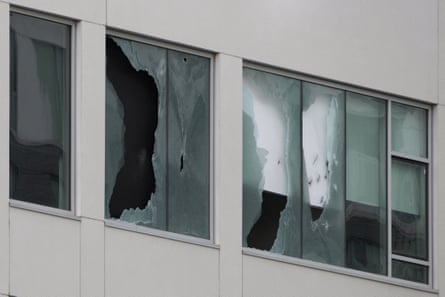 Damaged windows