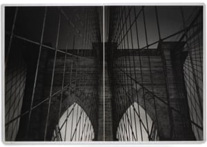A spread from the photobook Brooklyn Bridge