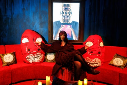Danielle Brathwaite-Shirley poses within The Delusion.