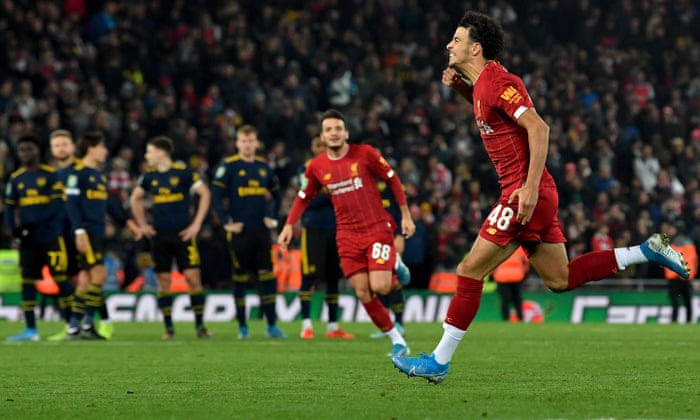 Liverpool 5 5 Arsenal 5 4 Pens Carabao Cup Fourth Round As It Happened Football The Guardian