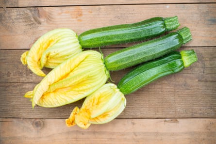 Classic ‘Defender’ courgettes.