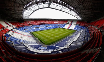 Stade de Lyon - the home of Ligue 1 club Lyon and where this season’s Europa League final will take place on 16 May