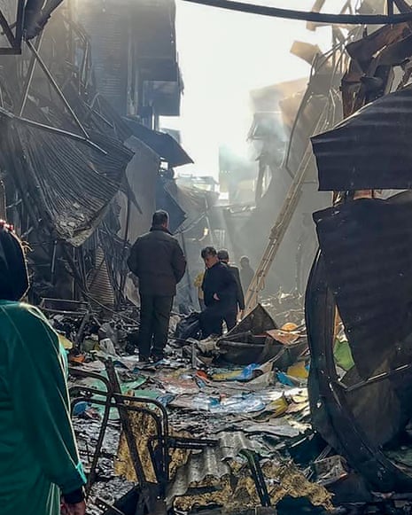 Rasht burned down during Iran's January 2026 protests. Hundreds of people are estimated to have died in the flames or were shot as they fled.