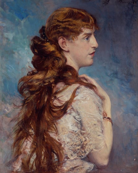 A portrait of Harriet Crocker painted by Giovanni Boldini in 1887.
