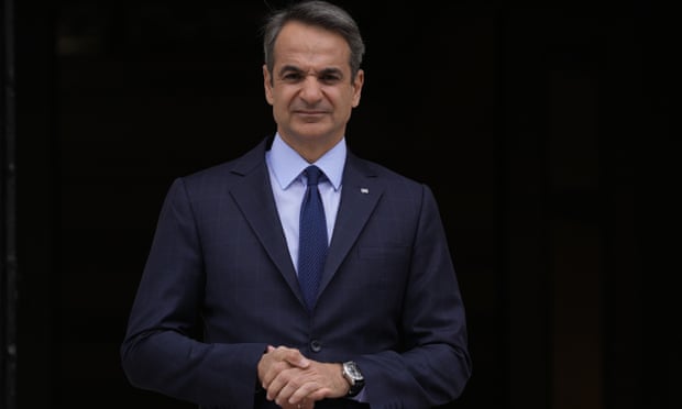 Greek prime minister Kyriakos Mitsotakis