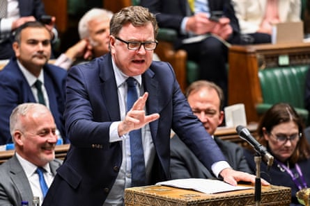 Mel Stride speaking to MPs in the House of Commons