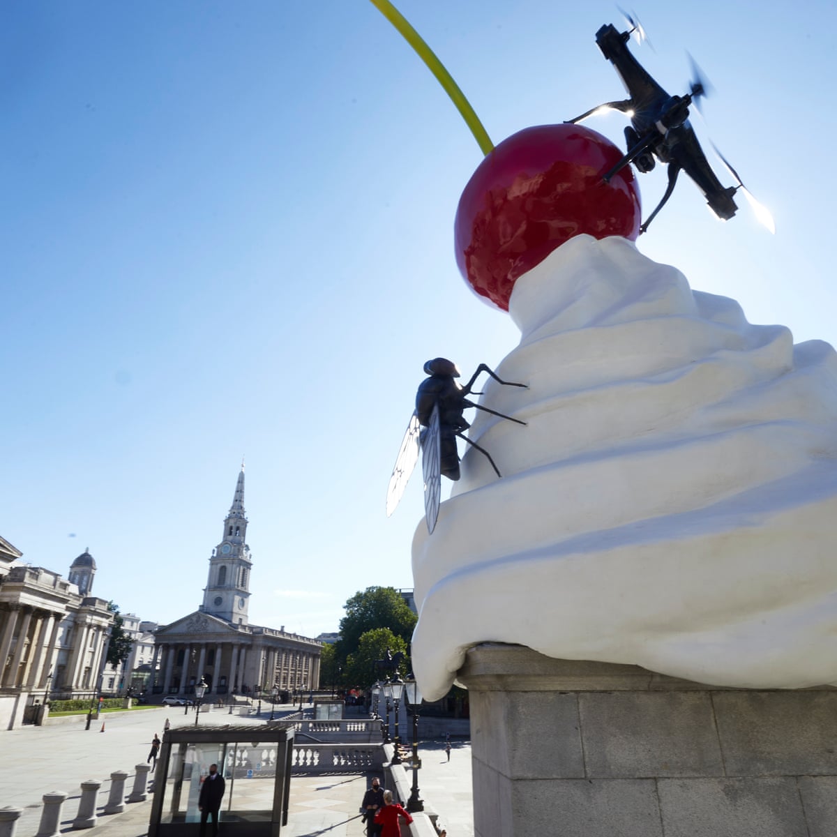 Fourth Plinth Whipped Cream Drone And Fly Sculpture Unveiled Fourth Plinth The Guardian Fourth Plinth Whipped Cream Drone And Fly Sculpture Unveiled Fourth Plinth The Guardian