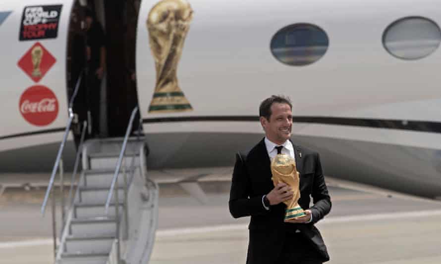 Former Brazilian international Juliano Belletti holds the World Cup