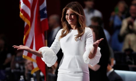 Melania Trump gave her convention speech in a Roksanda dress. ‘It is fascinating that Ford, Jacobs and co seem to believe that by not dressing Melania Trump they can curb her powers.’