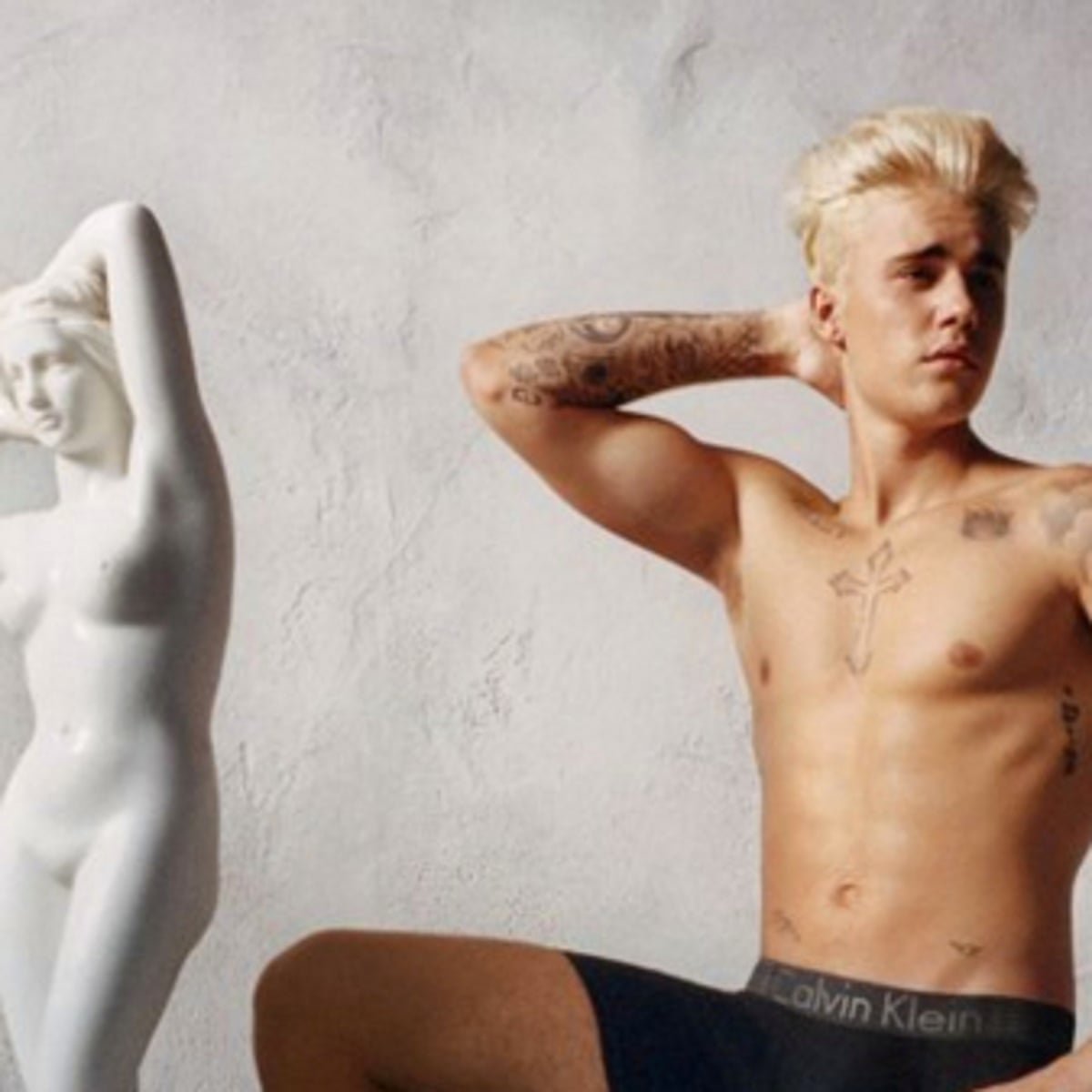 Justin Bieber Flaunts For Calvin Klein Stylewatch Justin Bieber The Guardian