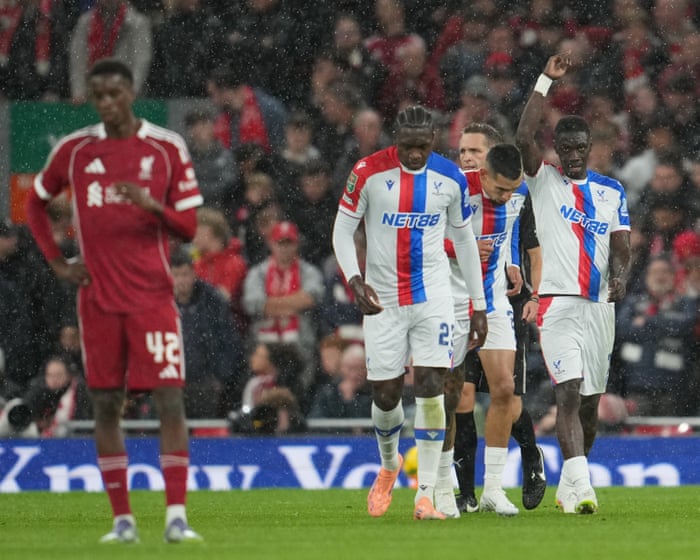 Liverpool 0-3 Crystal Palace: Carabao Cup – as it happened