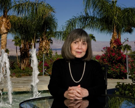 Anne Rice at home in Palm Springs.
