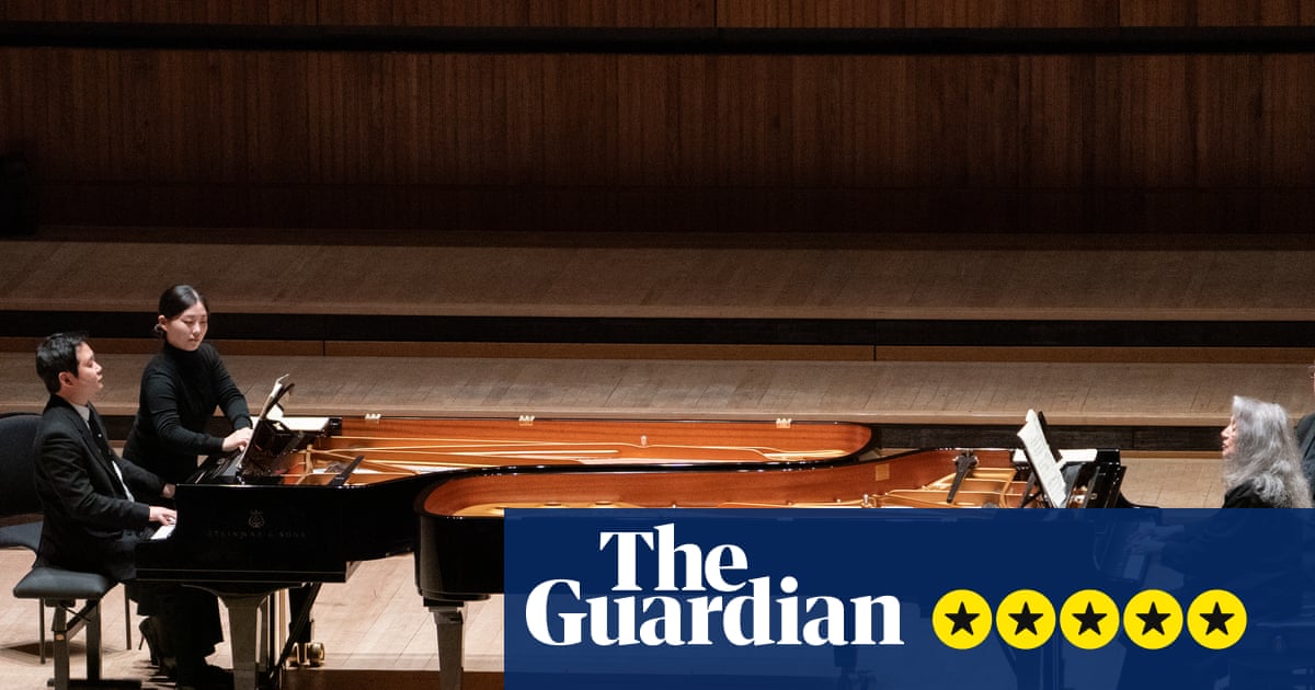 Martha Argerich and Dong-Hyek Lim review – legendary pianist and mentee create musical magic