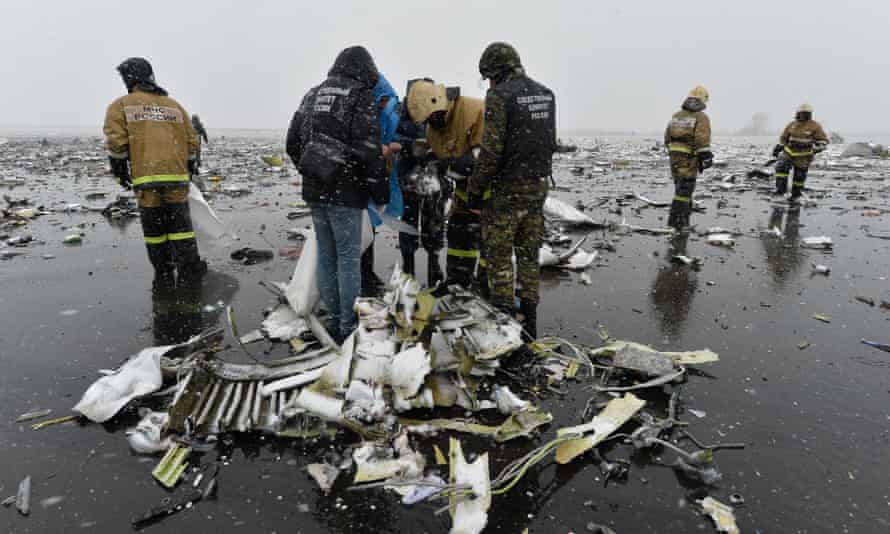 A Flydubai flight crashed at Rostov-On-Don, Russia, in March