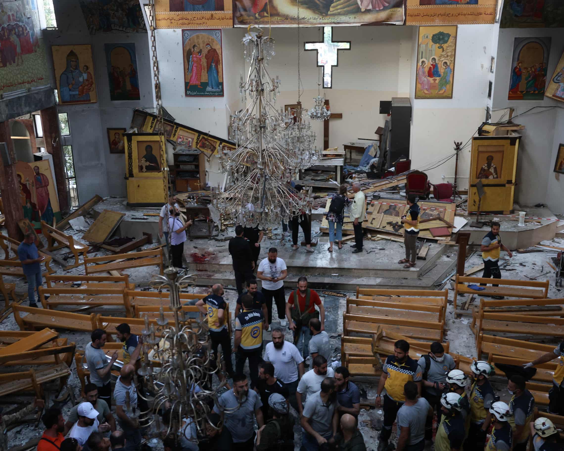 Damascus church suicide bombing