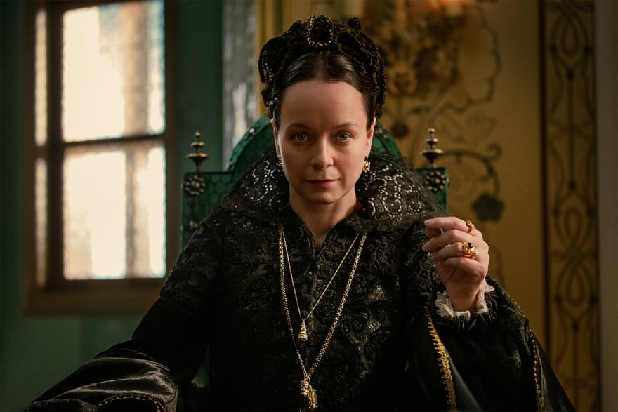 ‘The smartest woman in the room’ … Morton as Catherine de Medici in The Serpent Queen.