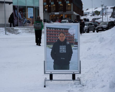 A Not for Sale sign in Nuuk.