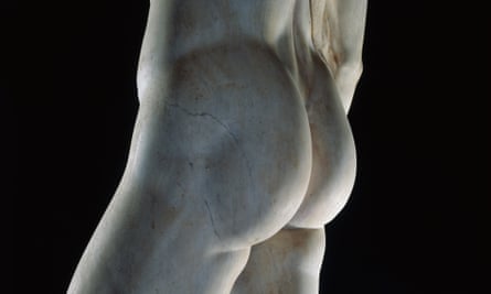 Detail of David by Michelangelo. 