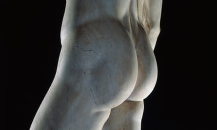 Detail of David by Michelangelo.