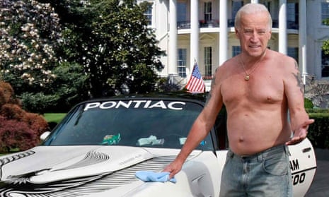 Joe Biden on the cover of the Onion’s President of Vice spoof.