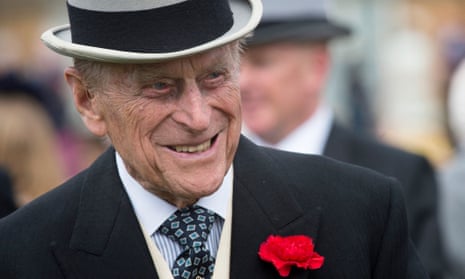 Prince Philip at Buckingham Palace in 2017