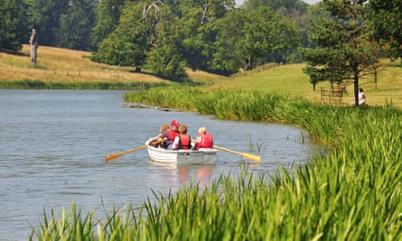 Boating at Holkham.