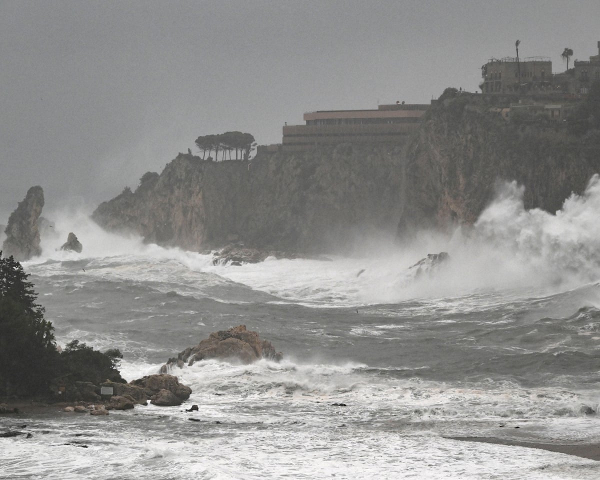 Hundreds feared dead in attempt to cross Mediterranean during cyclone | Italy | The Guardian
