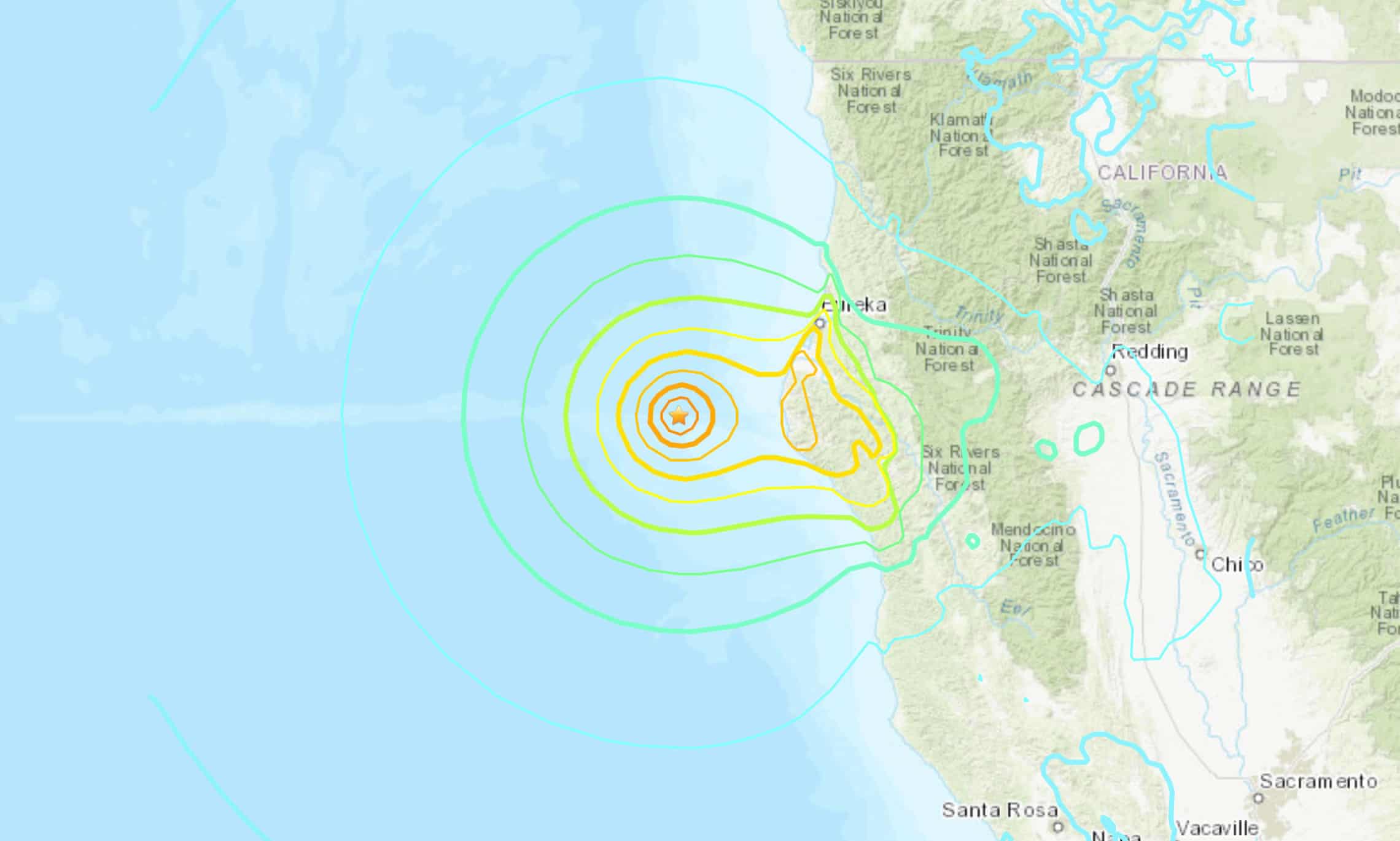 7.0 earthquake in California