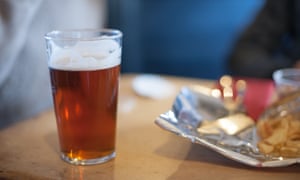 Beer and crissps