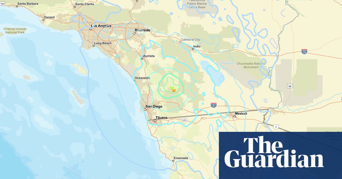 Southern California rattled by earthquake of magnitude 5.2