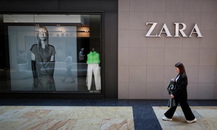 A closed Zara shop at a shopping centre in Moscow, Russia, May 2022.